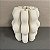VASO BRANCO DECOR CERAMICA 3D ONDAS - Imagem 1