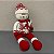 BONECO DE NEVE BRANCO E VERMELHO - NATAL - Imagem 3