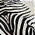 TAPETE COURO DE VACA FORMATO SERIGRAFIA ZEBRA - Imagem 2