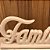 ESCULTURA PALAVRA FAMÍLIA EM CERÂMICA COM TEXTURA VÁRIAS CORES 13x18cm - Imagem 6