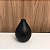 VASO SOLITARIO PINGO PRETO FOSCO - GRANDE - Imagem 1