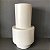 VASO CILINDRO SOBREPOSTO OFF WHITE 39X21CM - Imagem 1