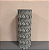 VASO DECORATIVO CERÂMICA CINZA CLARO E CINZA ESCURO 46x17cm - Imagem 3