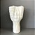VASO DECORATIVO CERAMICA BRANCO 40X23X14CM - Imagem 1