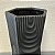 VASO DECOR CERÂMICA PRETO - GRANDE . - Imagem 4