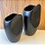 VASO ONDA PRETO FOSCO  PEQUENO - Imagem 3