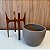 CACHEPOT COM SUPORTE FENDI EM MADEIRA PEQUENO 61X30CM - Imagem 4