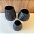 VASO DE CERAMICA  LUA PRETO FOSCO - PEQUENO . - Imagem 6