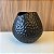 VASO DE CERAMICA  LUA PRETO FOSCO - MEDIO . - Imagem 1