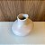 VASO GARRAFA MOVIMENT ORGANICO  BRANCO FOSCO PEQUENO 21CM - Imagem 3