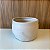 CACHEPOT DE CERAMICA HUNGRIA OFF WHITE MEDIO 17X24CM - Imagem 1