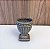 VASO MINI BIBELO CINZA CERAMICA - Imagem 1