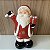 ESCULTURA PAPI NOEL EM CERAMICA COM ABERTURA PARA VELA - Imagem 1