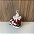 ESCULTURA VELA LED EM CERAMICA COM BONECO DE NEVE - Imagem 1