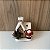 MINI ESCULTURA CASINA BONECO DE NEVE EM CERAMICA COM LED - Imagem 1