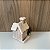 MINI ESCULTURA CASINA BONECO DE NEVE EM CERAMICA COM LED - Imagem 2
