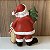 ESCULTURA PAPAI NOEL EM RESINA COM ARVORE E SACO DE PRESENTES - Imagem 2