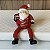 MINI ESCULTURA PAPAI NOEL EM CERAMICA COM PERNINHAS E LED - Imagem 1