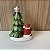 ESCULTURA ARVORE NATAL E PAPAI NOEL EM CERAMICA COM LED - Imagem 2