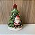 ESCULTURA ARVORE E PAPAI NOEL EM CERAMUCA COM LED - Imagem 1