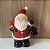 PAPAI NOEL COM LANTERNA EM CERAMICA COM LED - Imagem 1