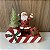 ESCULTURA TREM NATALINO EM RESINA COM LED PAPAI NOEL E PRESENTES - Imagem 1