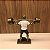 ESCULTURA / ESTATUETA HOMEM MUSCULAÇÃO. - Imagem 2