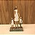 ESCULTURA / ESTATUETA MAE E 2 FILHOS MENINO E MENINA - Imagem 1