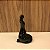 ESCULTURA / ESTATUETA GORDINHA SENTADA  - PRETO - Imagem 2