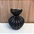 VASO PRETO FOSCO GOMOS TULIPA EM CERAMICA G 40x28cm M 35x31cm - Imagem 3