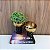 VASO DE METAL DOURADO E PRETO - PEQUENO - Imagem 2