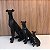 ESCULTURA CACHORRO SENTADO PRETO FOSCO MEDIO 39X18CM - Imagem 2