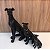 ESCULTURA CACHORRO SENTADO PRETO FOSCO MEDIO 39X18CM - Imagem 5