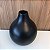 VASO GARRAFA PRETO FOSCO DE CERAMICA MEDIO 47X39CM - Imagem 3