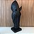 ESCULTURA CAVALO FIBRA PRETO FOSCO GG 1,06X37CM - Imagem 1