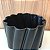 CACHEPOT DUBAI PRETO FOSCO BAIXO 19X19CM - Imagem 4