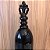 ESCULTURA GARRAFA PINO FLOR DE LIZ EM RESINA PRETO BRILHO G 78x17cm M 69x15cm - Imagem 7