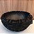 CENTRO DE MESA VASO MOSAICO PRETO FOSCO 39CM - Imagem 6