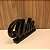 ESCULTURA PALAVRA VIDA EM CERAMICA - PRETO . - Imagem 2