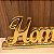 ESCULTURA PALAVRA EM CERAMICA HOME - DOURADO - Imagem 3
