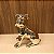 ESCULTURA BULDOG PRATA EM CERAMICA - Imagem 1