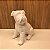 ESCULTURA BULDOG  EM CERAMICA BRANCO - Imagem 2