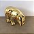 ESCULTURA URSO EM CERAMICA DOURADO - Imagem 2