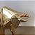 ESCULTURA TOURO EM CERAMICA DOURADO - Imagem 3