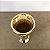 VASO VOYAGE CROMADO OURO - Imagem 2