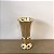 VASO VOYAGE CROMADO OURO - Imagem 1