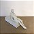 ESCULTURA PESSOA EM POLIRESINA DEITADA BRANCO - Imagem 1