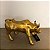 ESCULTURA TOURO WALL STREET EM RESINA DOURADO - Imagem 2