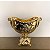 VASO TAÇA DE CERAMICA DOURADO - Imagem 1