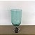 VASO DECORATIVO AZUL DE VIDRO - Imagem 1